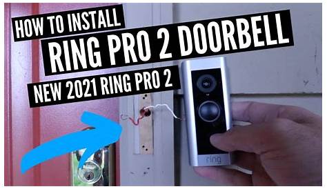 Ring Doorbell 2 Installation Battery Video Door Bell Rechargeable Pack Home