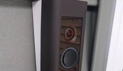 Ring Doorbell Pro Vinyl Siding Mount Video Angle