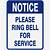 ring doorbell sign