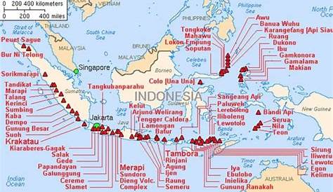 Ring Of Fire Indonesia Map Cards Hunting 0239