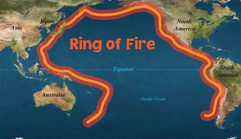 Ring Of Fire Gigantic Zone Of Frequent Earthquakes And