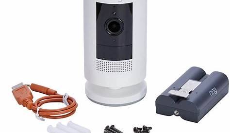 Ring Security Camera Battery Charging Spotlight Cam And Solar Panel Bundle (White