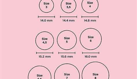 6 Best Men's Printable Ring Size Chart