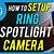 ring spotlight camera not turning on