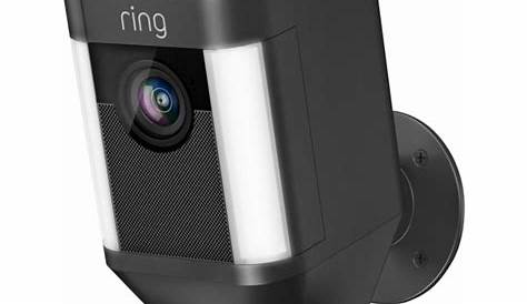 Ring Spotlight Security Camera Battery Cam Outdoor Rectangle