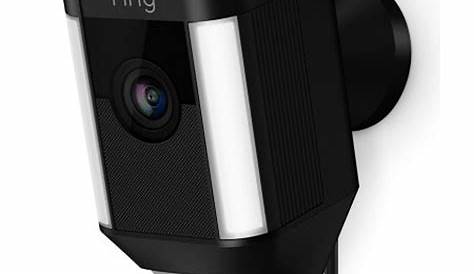 Ring Spotlight Security Camera Wired Cam Outdoor Rectangle White 2