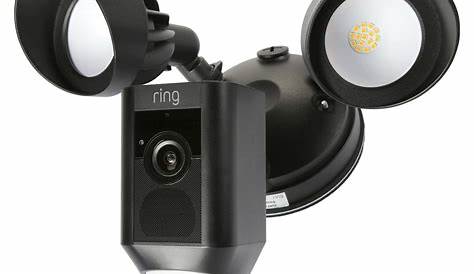Ring Spotlight Security Camera With Motion Detection Alarm Night Vision Floodlight Cam, Activated HD