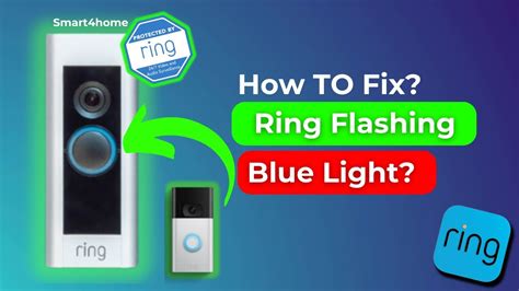 Ring Camera Flashes Blue And White
