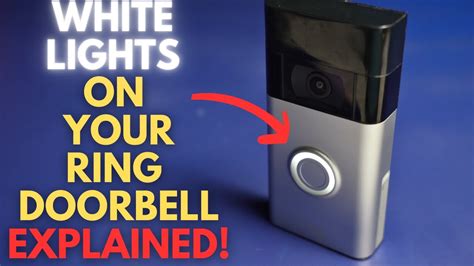 Ring Doorbell Flashing Half White