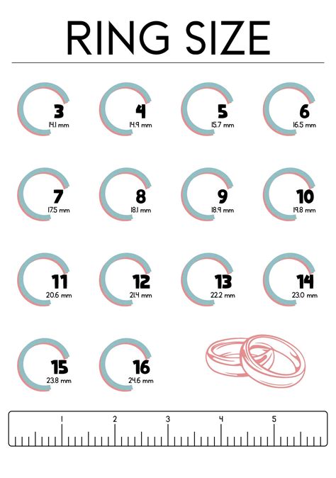 Ring Size Printable Pdf