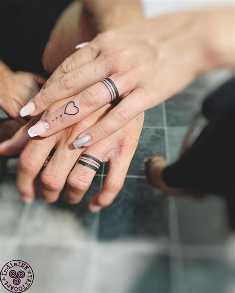 Ring Tattoos For Couples