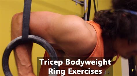 Ring Tricep Exercises