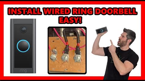 Ring Wired Doorbell Installation
