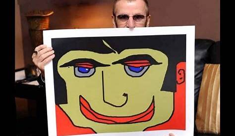 Ringo Starr Microsoft Paint Art , MS Aficionado