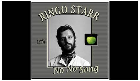 Ringo Starr No No Song "The " Sheet Music (1975