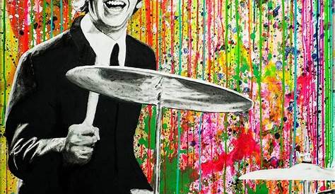 Ringo Starr Paint Art work ing By Taoteching