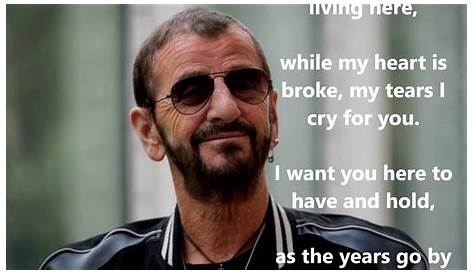 Ringo Starr Song Photograph [HD] + Lyrics YouTube