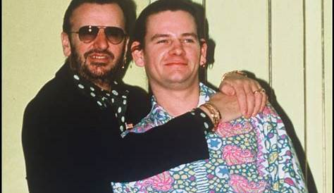 Ringo Starr with his son ZAK STARKEY British Pop Musician