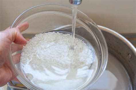 rinse the rice