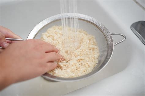 Rinsing Rice