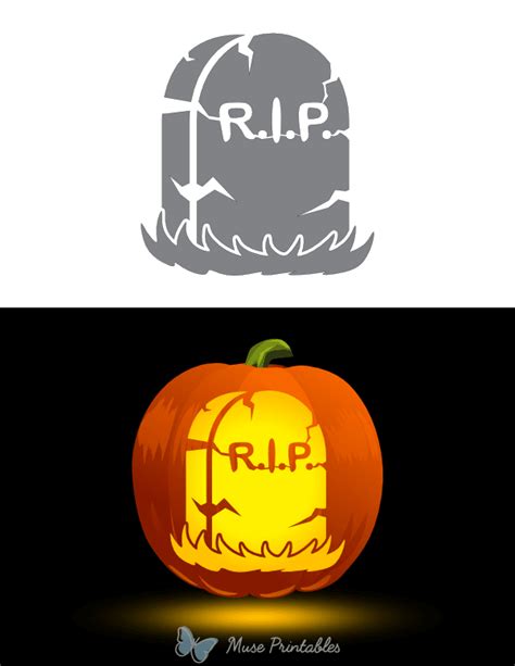 Rip Pumpkin Stencils Printable