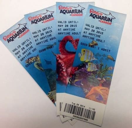 ripley's aquarium tickets caa