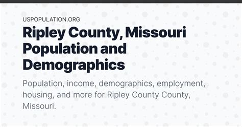 ripley county mo population