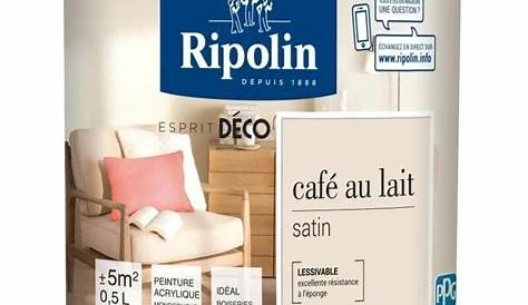 Ripolin Cafe Au Lait Satin RIPOLIN Peinture Attitude "café Du Matin" Café