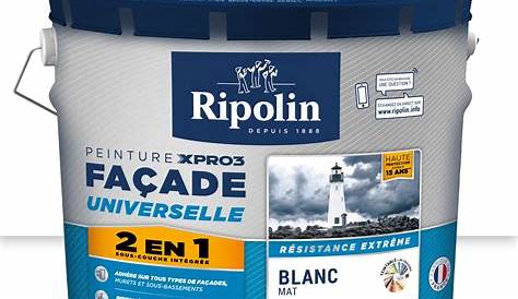 Ripolin Facade Xpro3 Souscouche Façade Fixante RIPOLIN, Blanc, 10 L