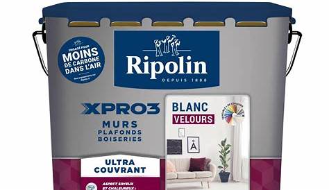 Ripolin Xpro3 Castorama Peinture Mur, Plafond Et Boiserie RIPOLIN Blanc Mat
