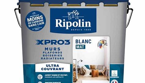 Ripolin Xpro3 Mat 5l RIPOLIN Peinture Tri Active Murs, Plafonds