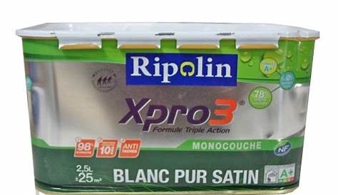 RIPOLIN Xpro3 Blanc Satin pas cher en ligne