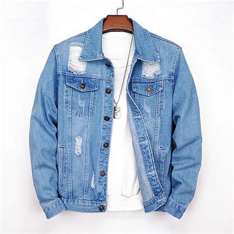 ripped denim jacket