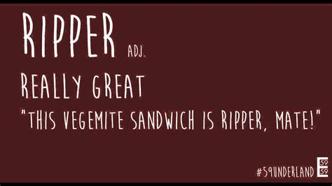 Ripper Australian Slang