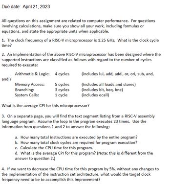 Risc Includes Number Of Clock Cycle Mcq