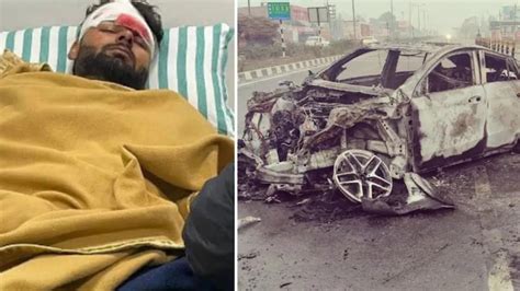 rishabh pant car crash cctv