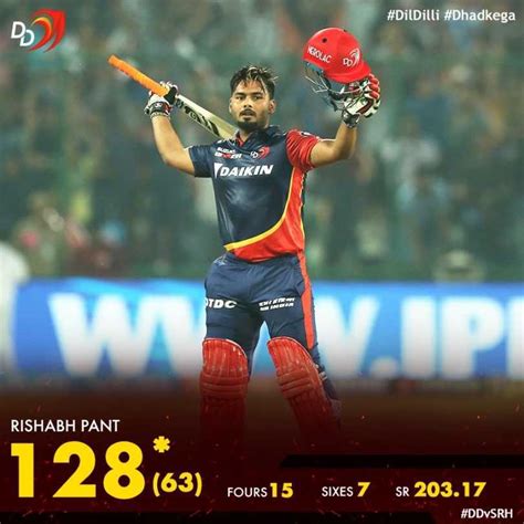 rishabh pant ipl century