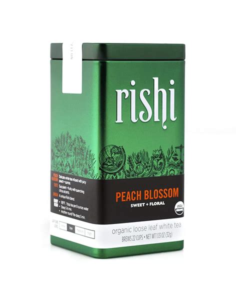 rishi peach blossom tea