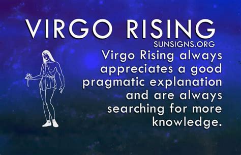Virgo Ascendant or Rising Sign