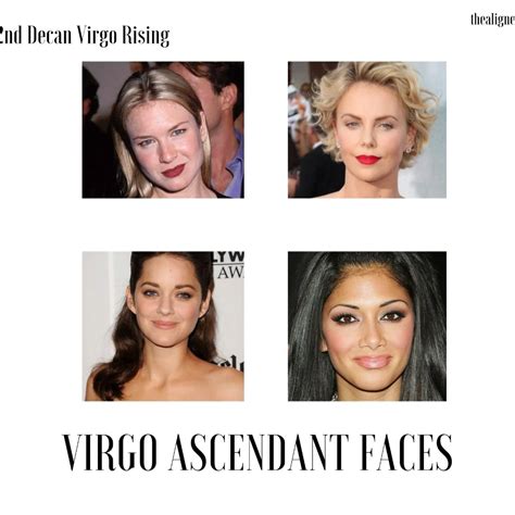 Virgo Rising/ Virgo Ascendant Facial Appearance The Aligned Lover