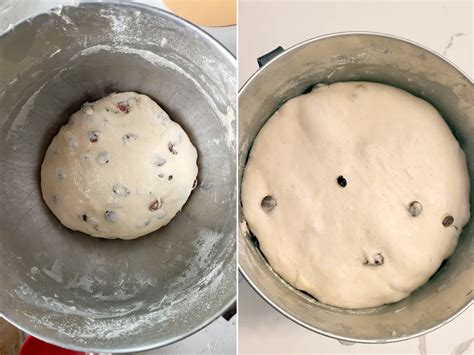 Rising Raisin Bread Dough