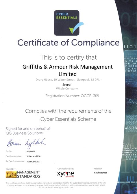 risk management cert