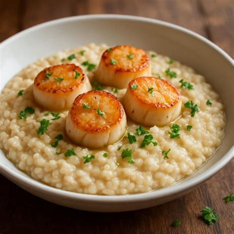 Risotto Con Scallops