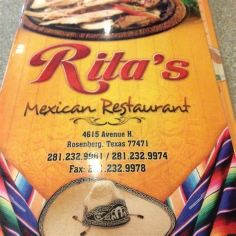 rita's mexican food houston