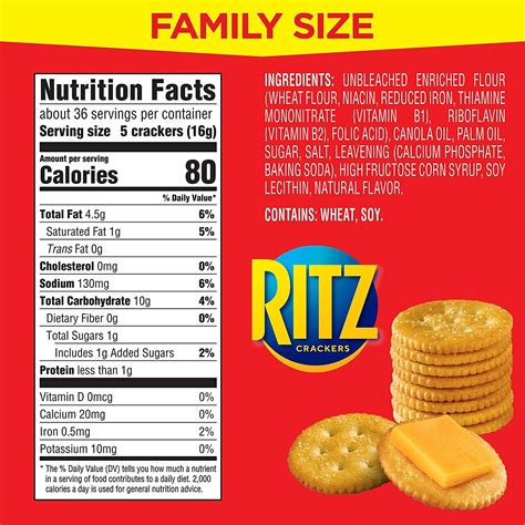 ritz calories