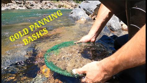 River Gold Panning Tips