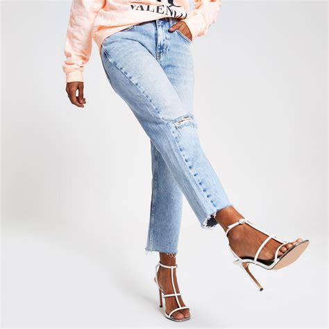 river island straight leg jeans