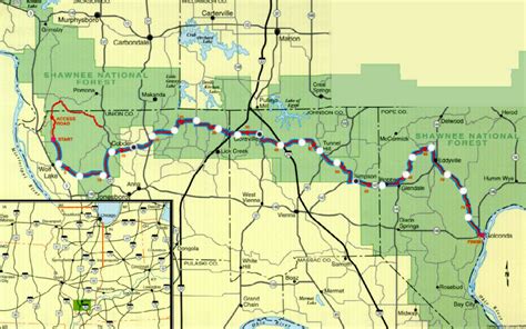 River To River Relay Course Map