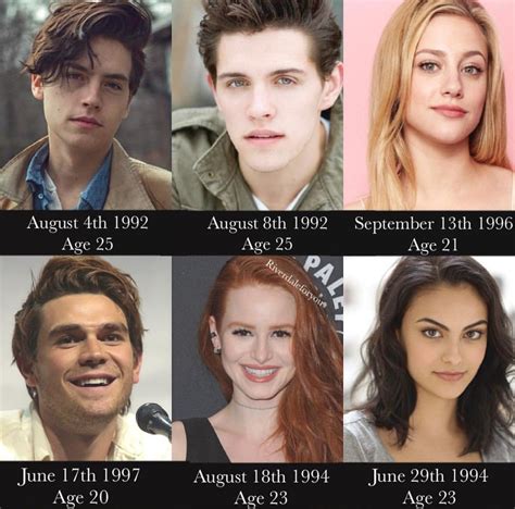 riverdale cast names and ages