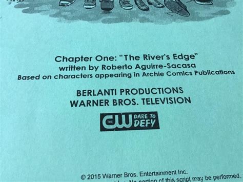 +25 Riverdale Pilot Script Pdf Viral